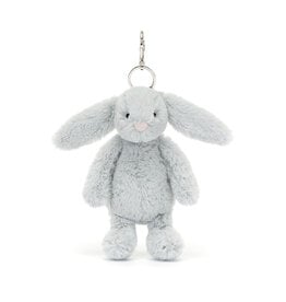Jellycat Jellycat Bashful Silver (Grey) Bunny Bag Charm