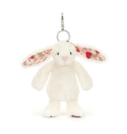 Jellycat Jellycat Blossom Cream Bunny 'Berry' Bag Charm