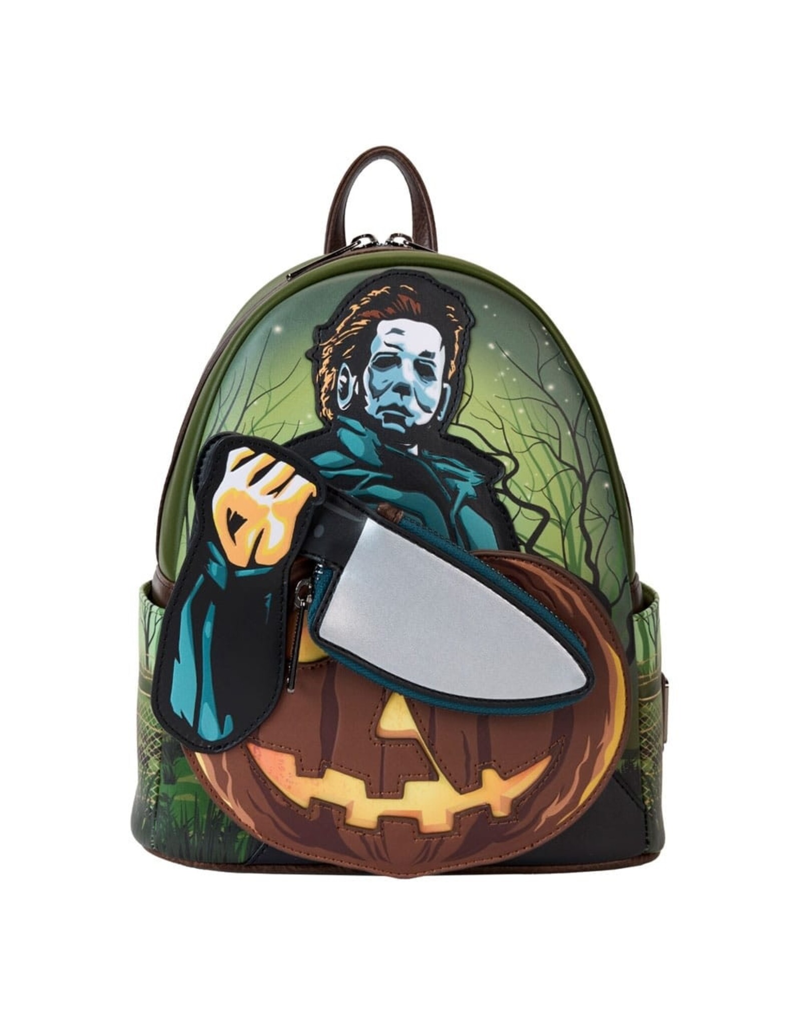 Loungefly Michael Myers Pumpkin Glow Mini Backpack
