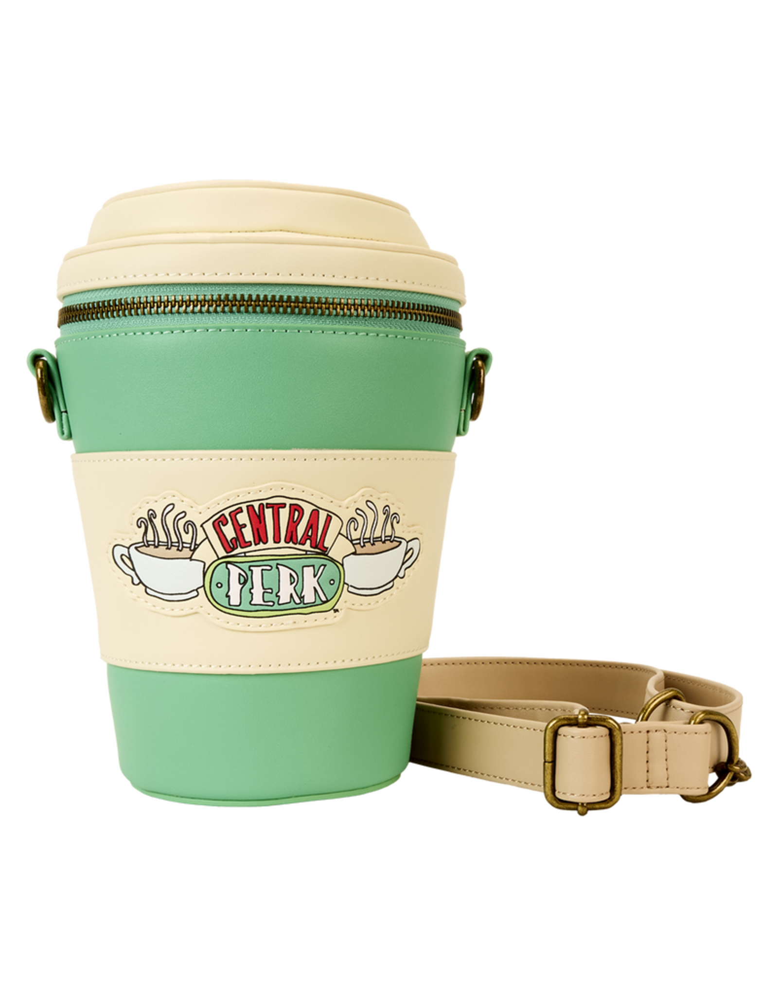 Loungefly Friends Central Perk To-Go Coffee Cup Figural Scented Crossbody Bag