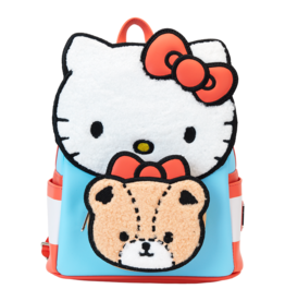 Loungefly Sanrio Hello Kitty & Tiny Chum Bear Sherpa Mini Backpack