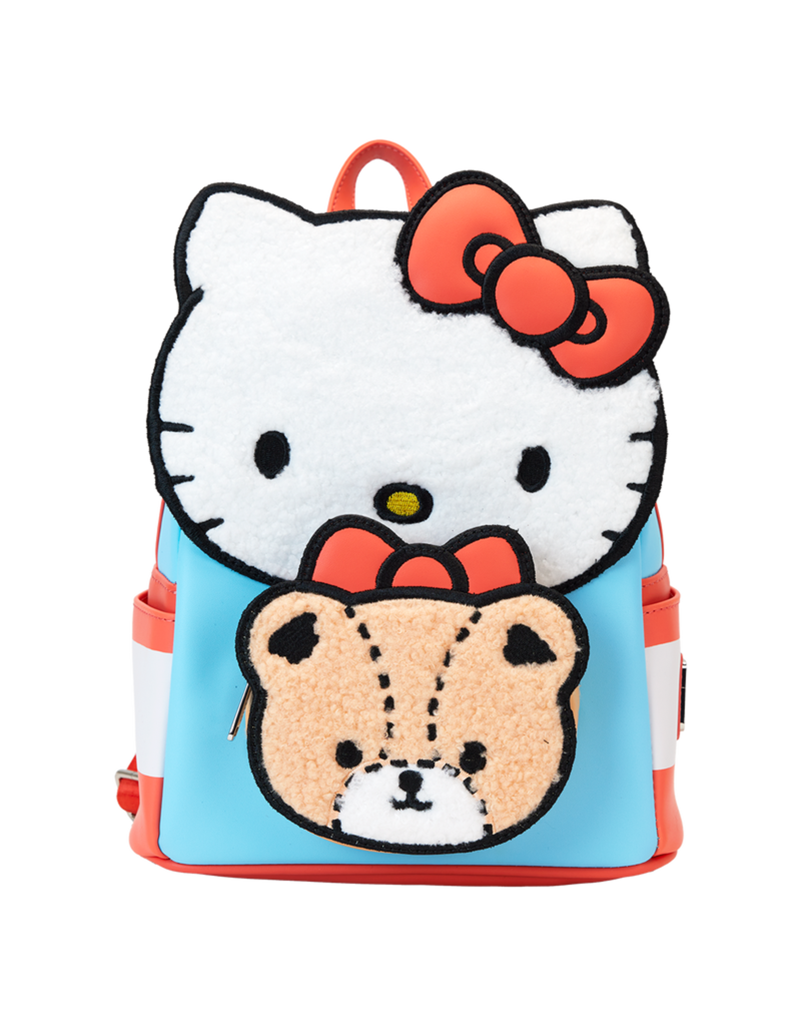 Loungefly Sanrio Hello Kitty & Tiny Chum Bear Sherpa Mini Backpack