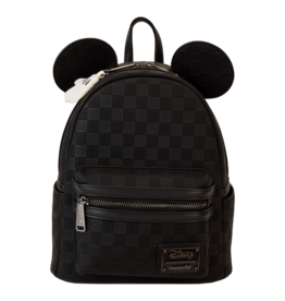 Loungefly Mickey Mouse Checkered Texture Mini Backpack