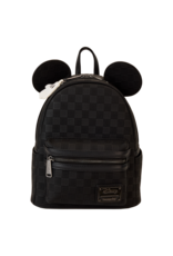 Loungefly Mickey Mouse Checkered Texture Mini Backpack