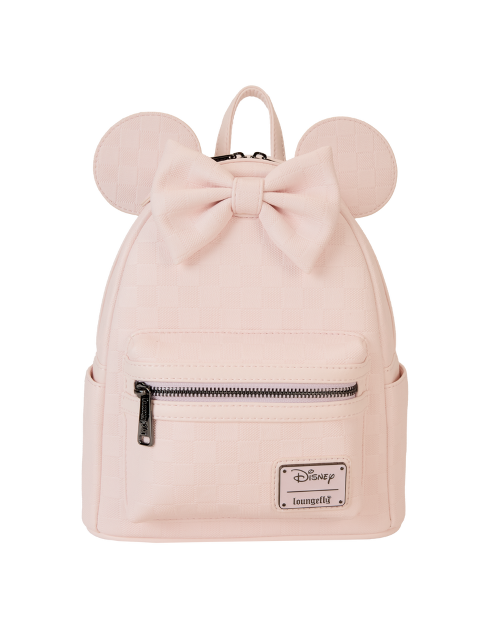 Loungefly Minnie Mouse Checkered Texture Mini Backpack