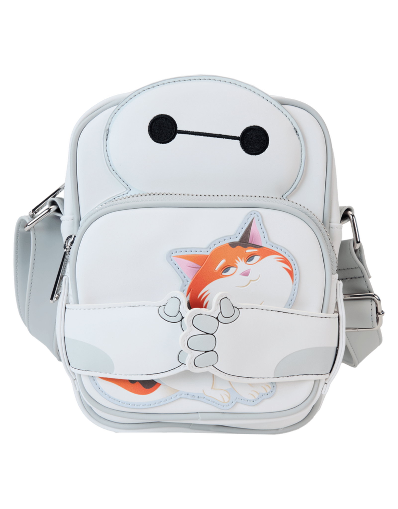 Loungefly Big Hero 6 10th Anniversary Baymax & Mochi Crossbuddies Cosplay Crossbody Bag