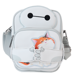 Loungefly Big Hero 6 10th Anniversary Baymax & Mochi Crossbuddies Cosplay Crossbody Bag