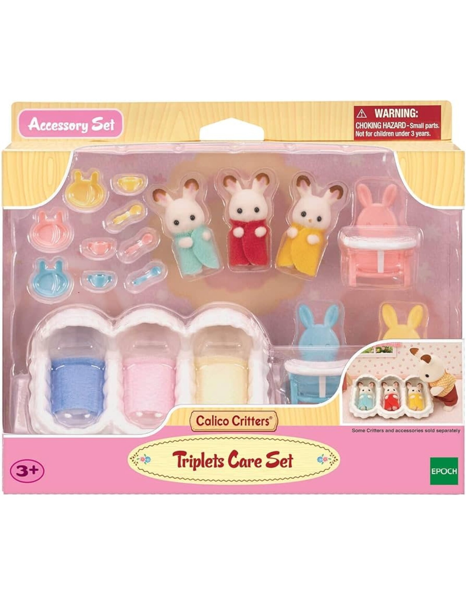 Calico Critters Calico Critters Triplets Care Set