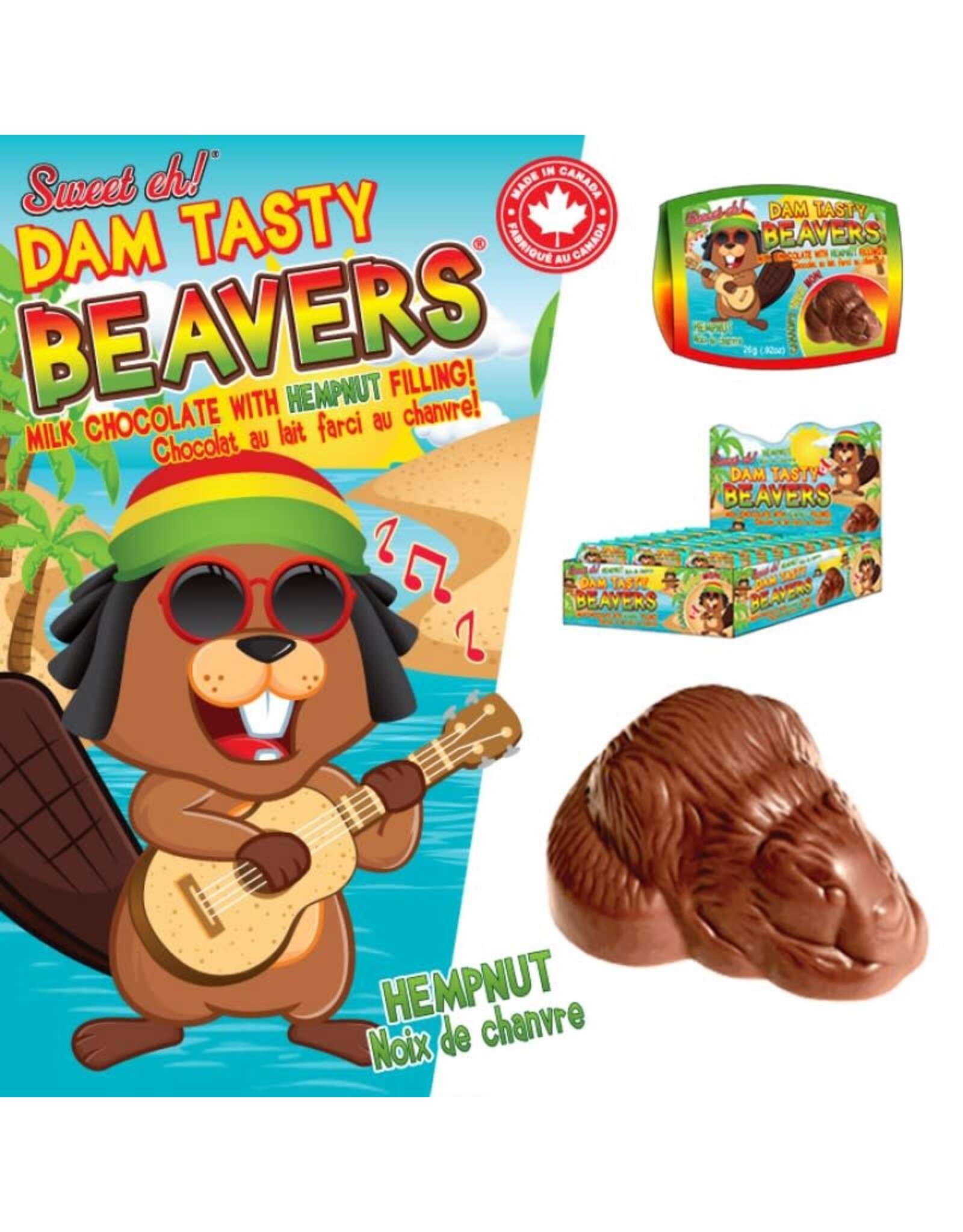 Dam Tasty Beaver - Beaver Chocolate - Hempnut