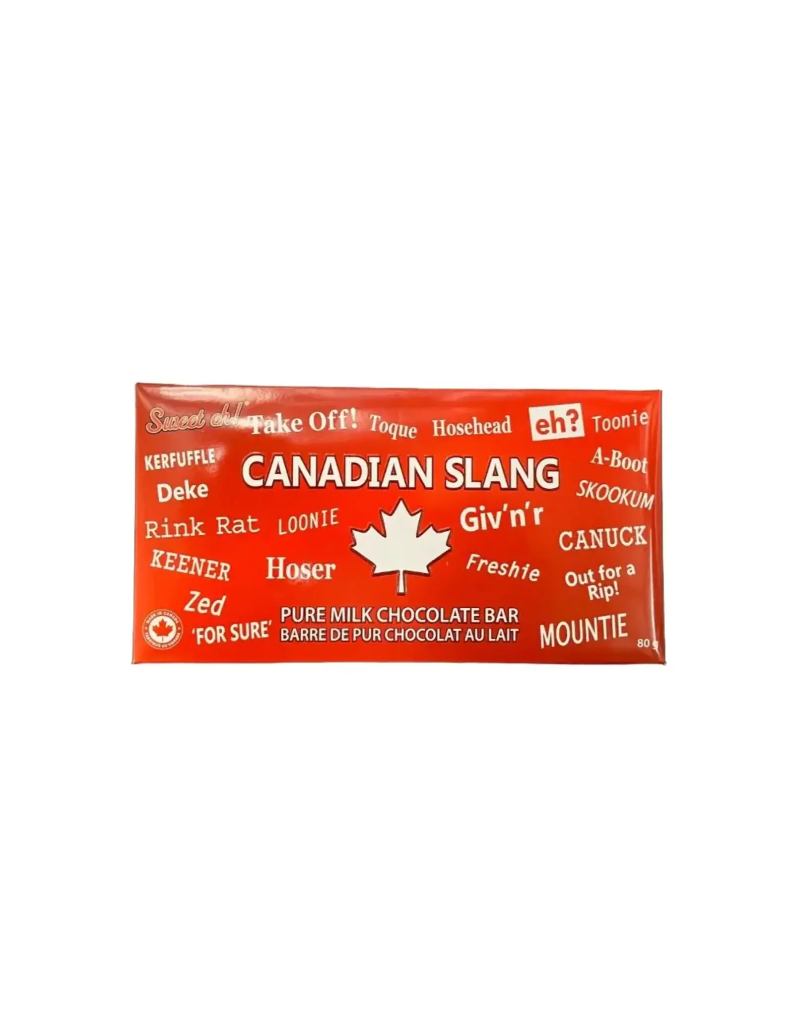 Very Canadian Slang Chocolate Bar