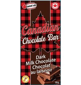 Canadian Plaid Dark Chocolate Bar