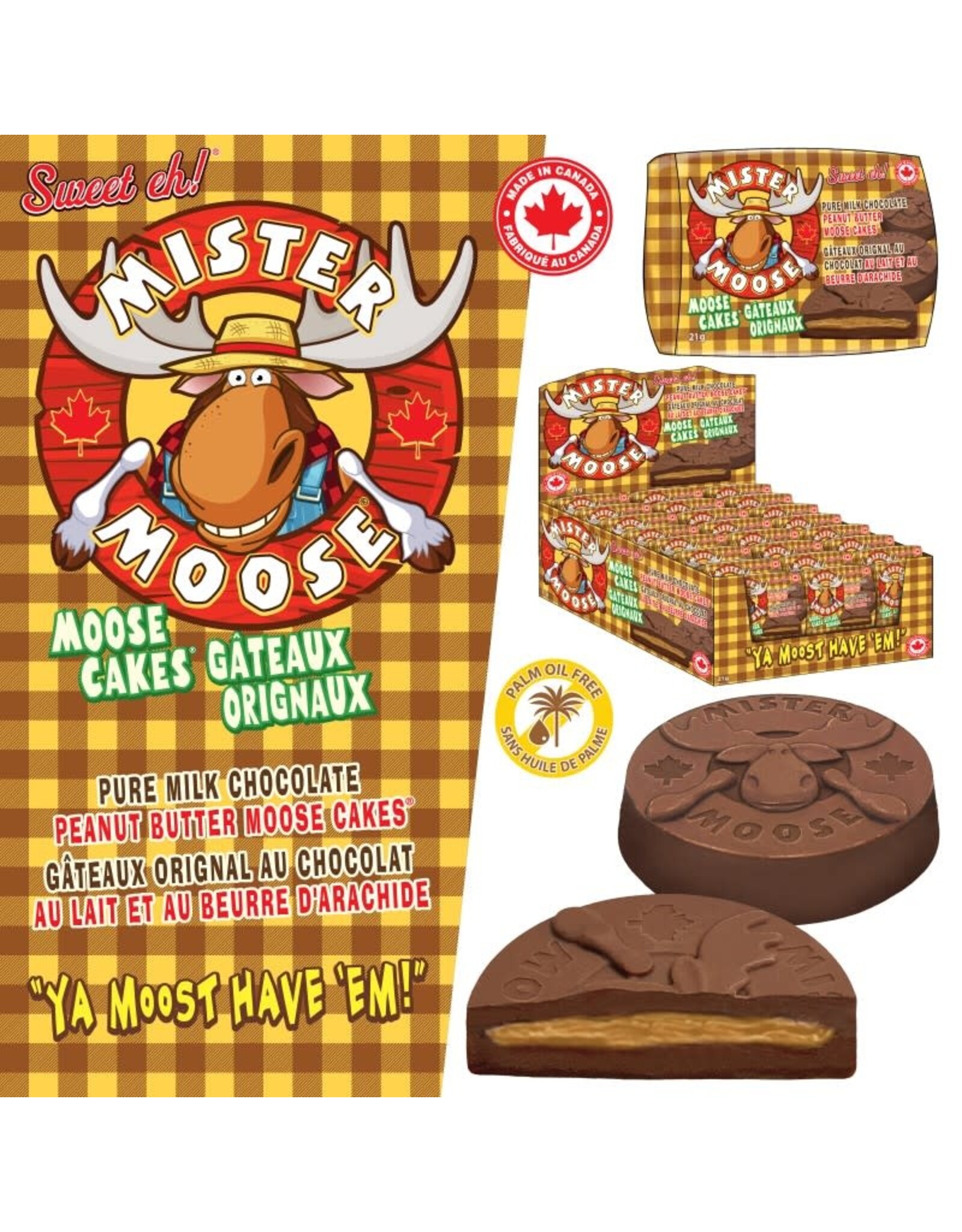 Mr Moose Cake - Milk Chocolate Peanut Butter CLEARANCE