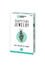 Studiostone Creative Soapstone Carving Kit - Leaf Pendant