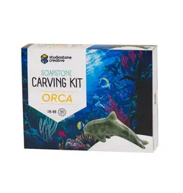 Studiostone Creative Soapstone Carving Kit - Orca  (Made in Canada)
