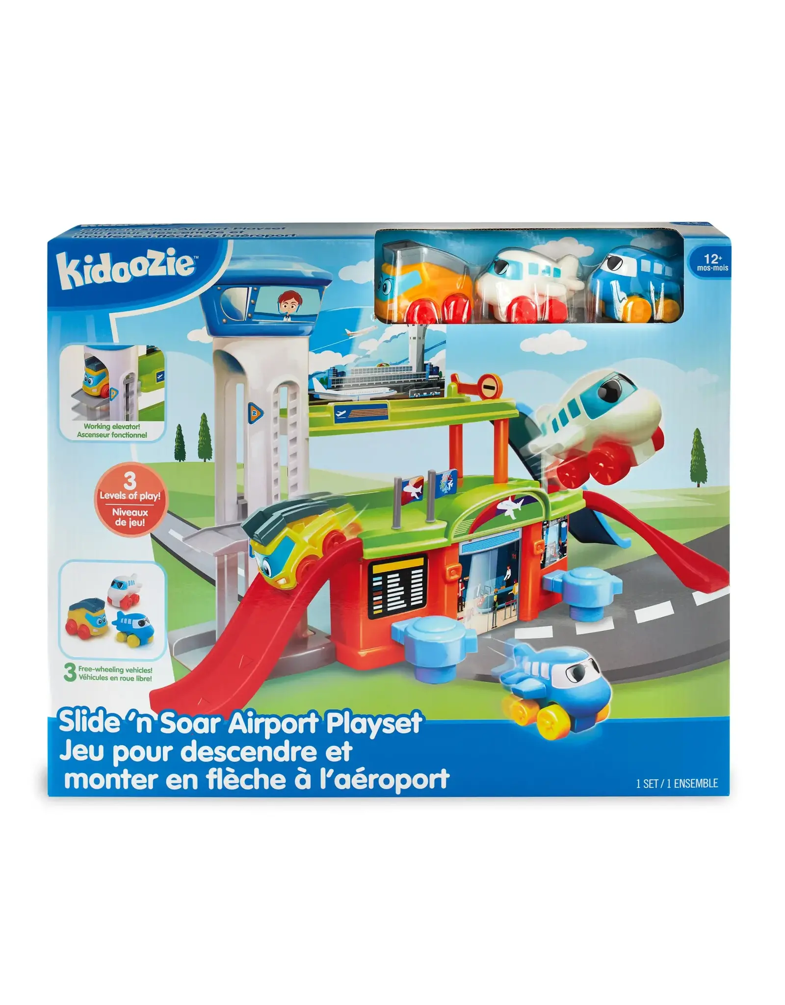 Kidoozie Slide 'n Soar Airport Playset