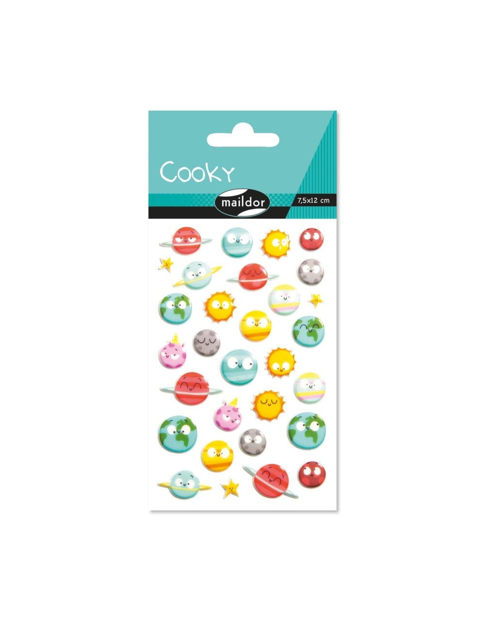 Maildor Cooky Stickers Planets