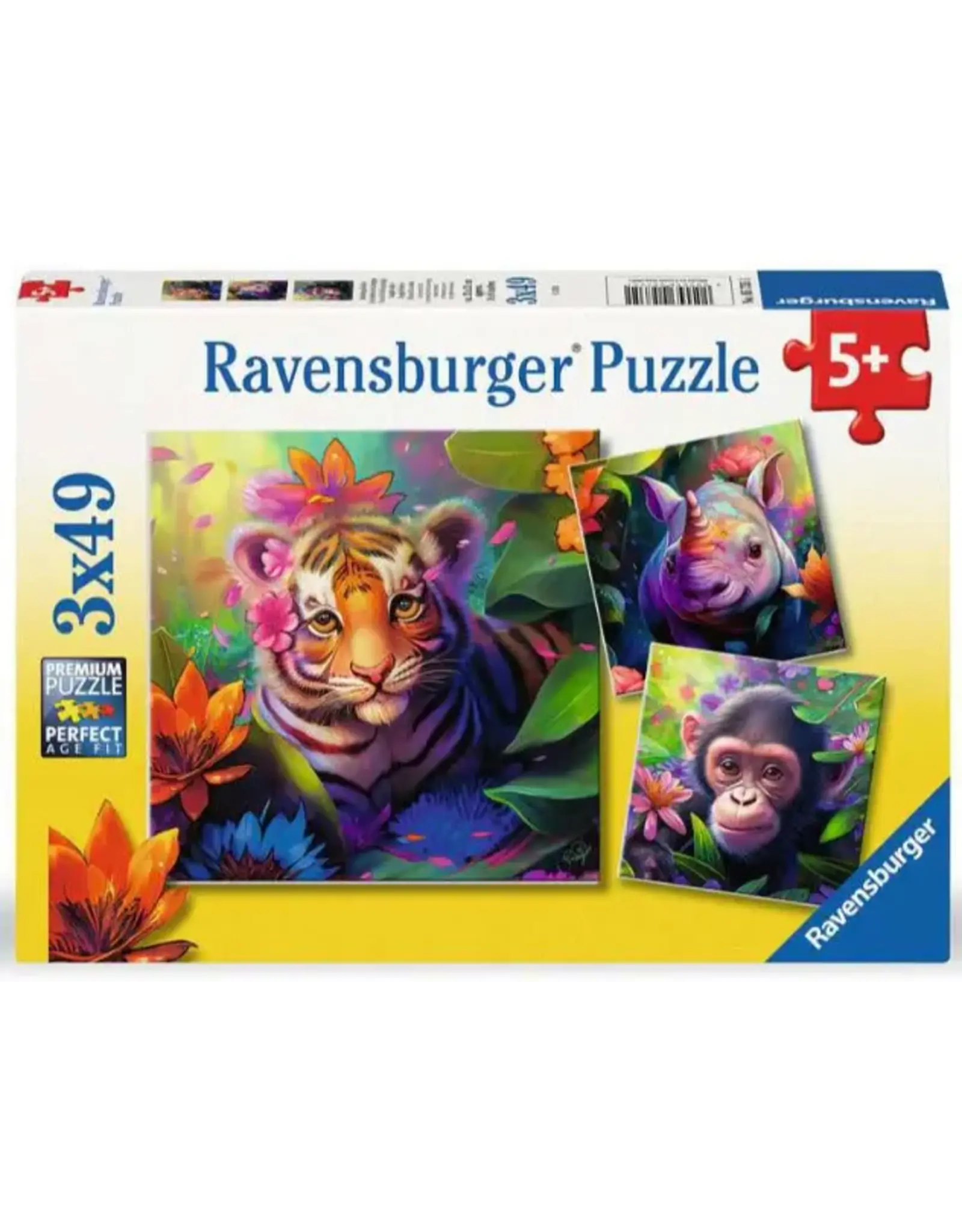 Ravensburger Jungle Babies 3x49pc