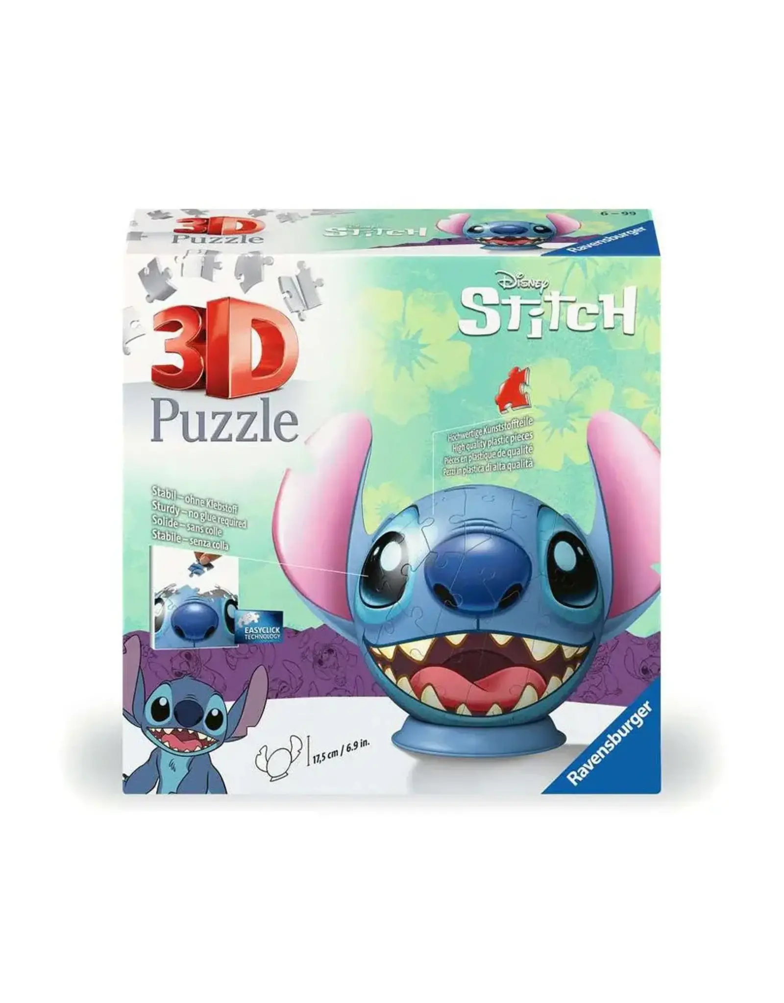 Ravensburger Stitch with Ears 3D Puzzle 72pc