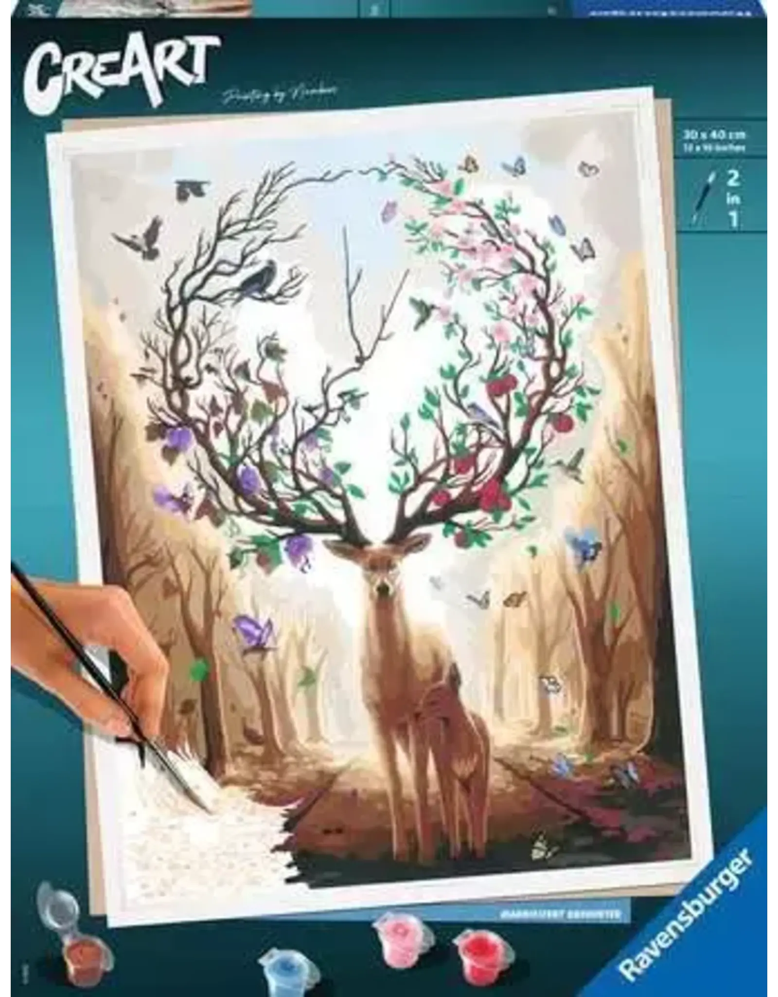Ravensburger CreArt Paint By Number - Magnificent Encounter