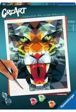 Ravensburger CreArt Paint By Number - Polygon Tiger