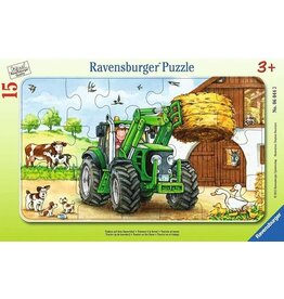 Ravensburger Tractor On The Farm 15pc