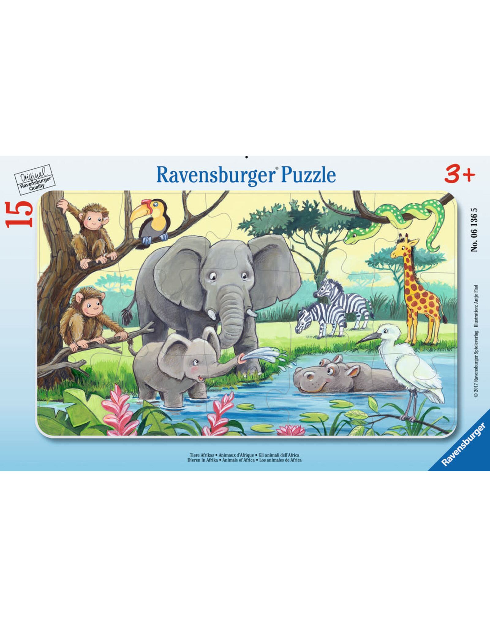 Ravensburger Animals Of Africa 15pc