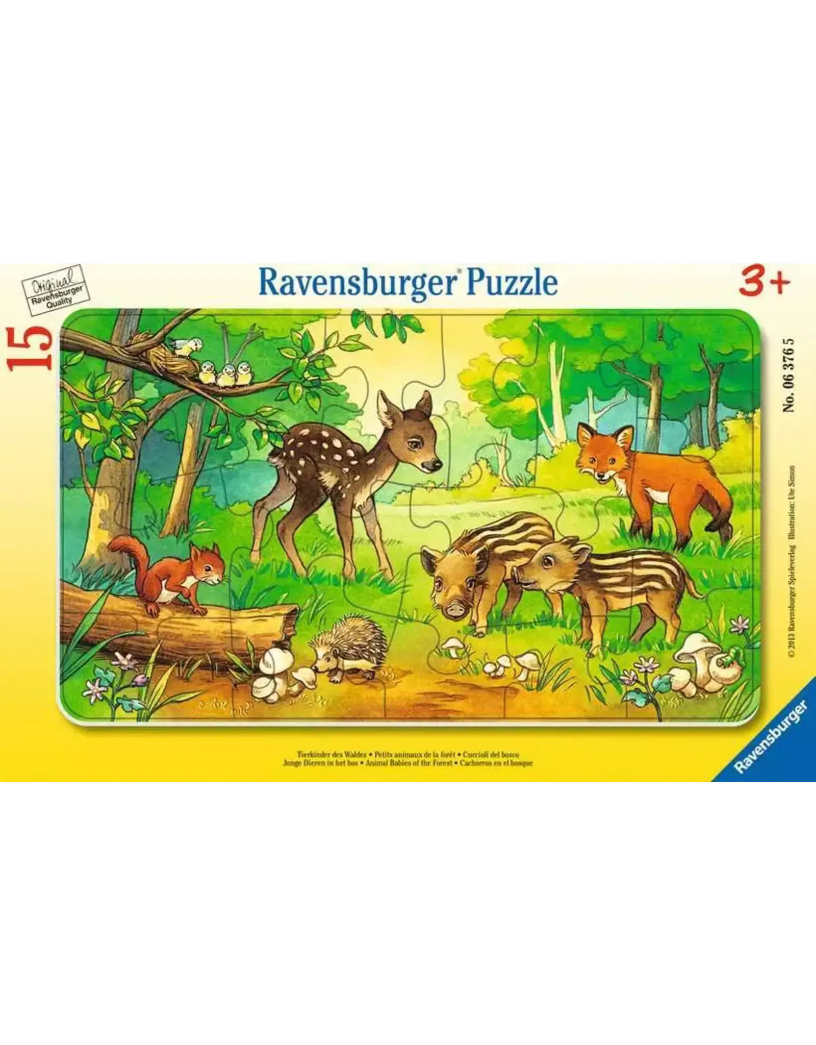 Ravensburger Animal Babies Of The Forest 15pc