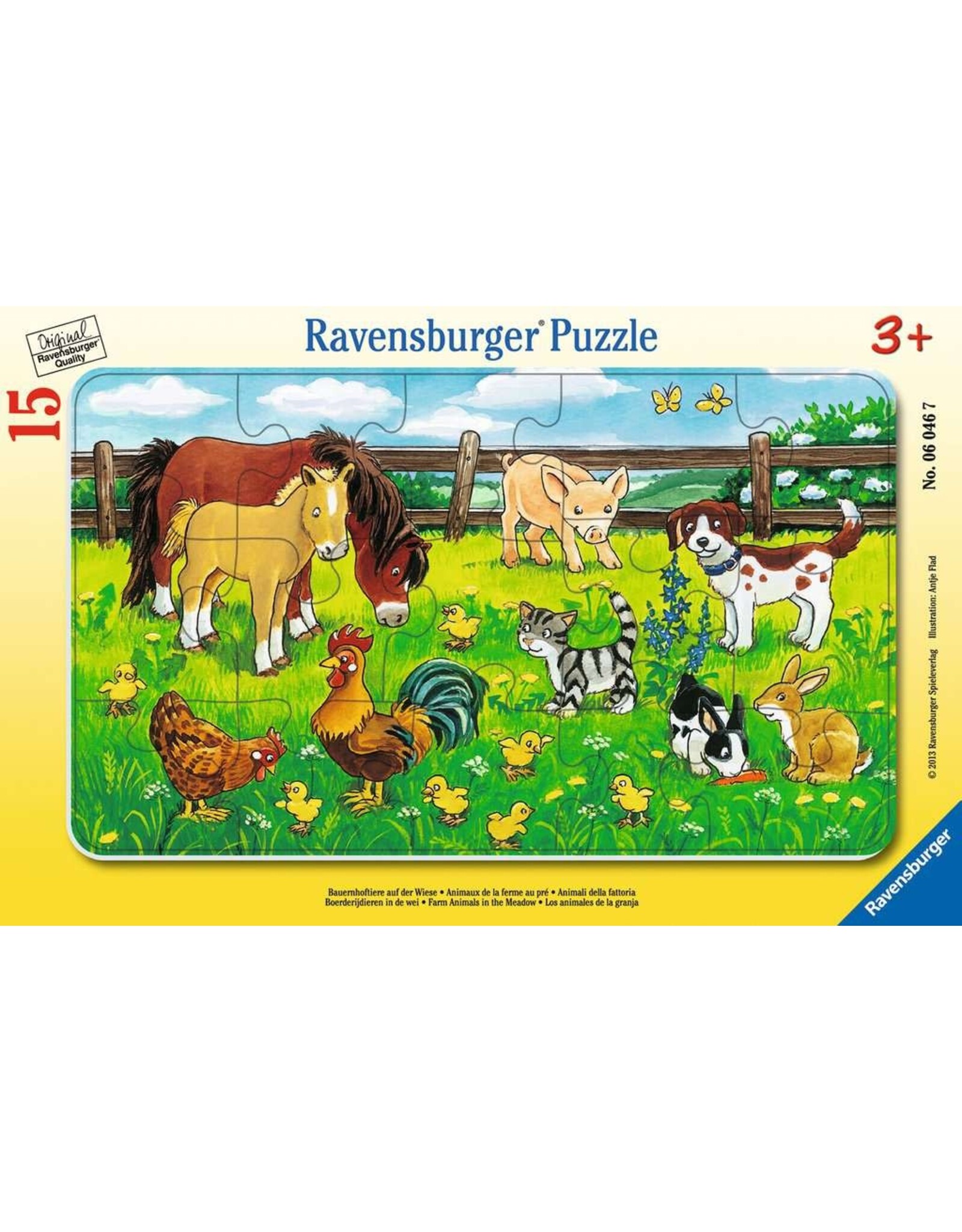 Ravensburger Farm Animals In The Meadow 15pc