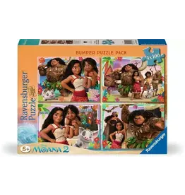 Ravensburger Disney Moana Bumper Puzzle Pack 4x100pc