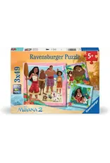 Ravensburger Moana 2: Off to New Adventures 3x49pc