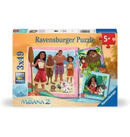 Ravensburger Moana 2: Off to New Adventures 3x49pc