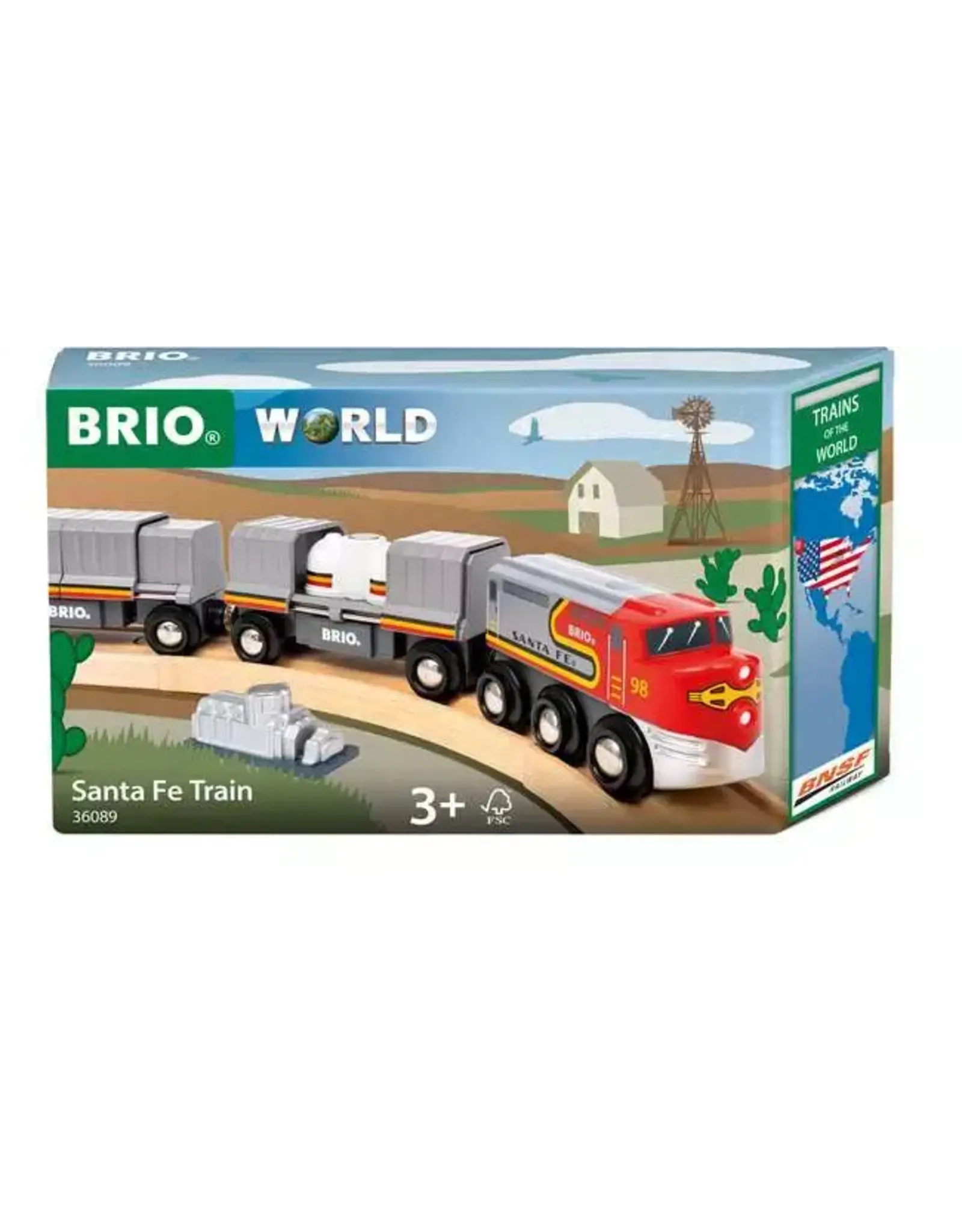 Brio BRIO Santa Fe Train: Trains of the World