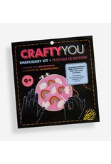 GiftCraft DIY Embroidery Kit, Rainbow