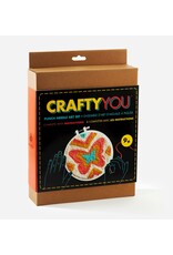 GiftCraft DIY Punch Needle Kit, Butterfly