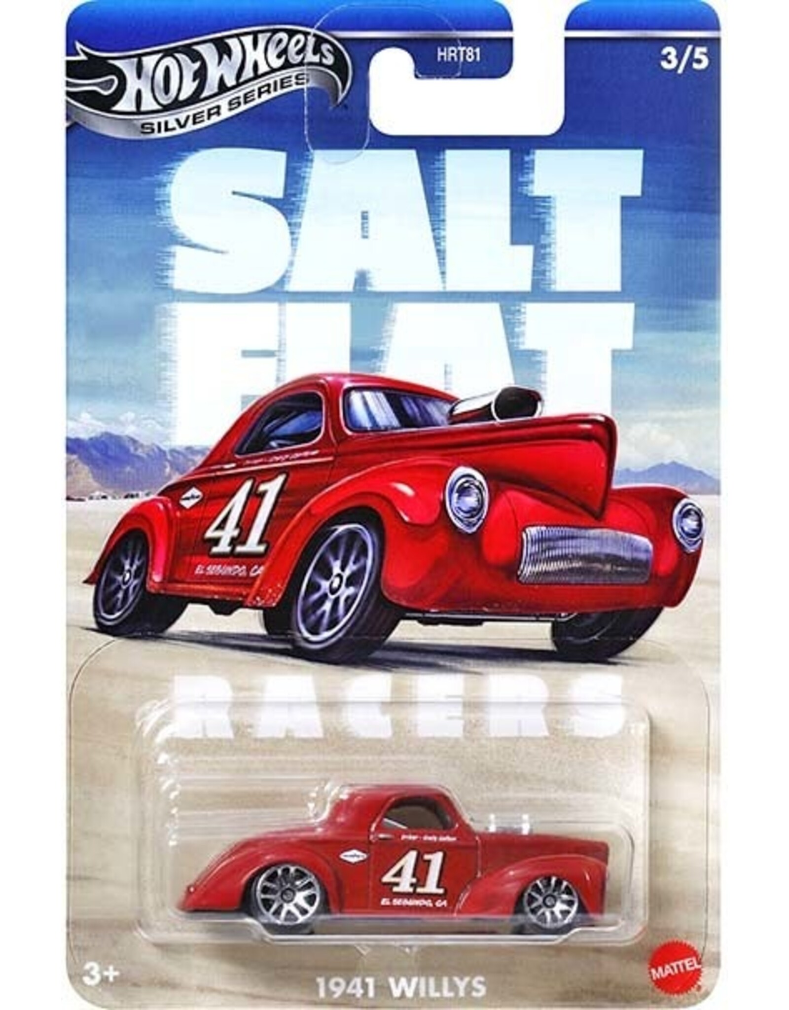 Mattel Hot Wheels Salt Flat Racers - 1941 Willys
