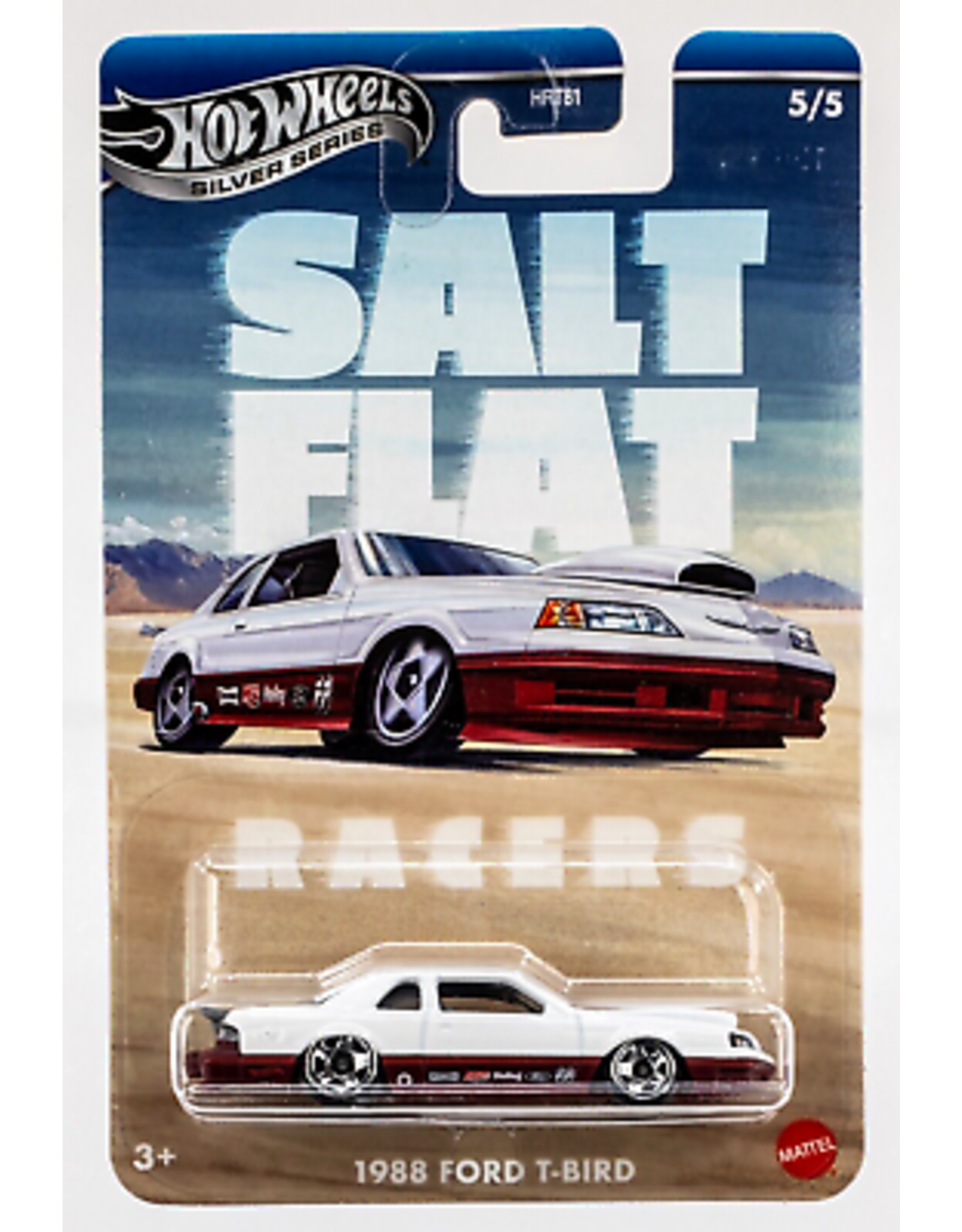 Mattel Hot Wheels Salt Flat Racers - 1988 Ford T-Bird