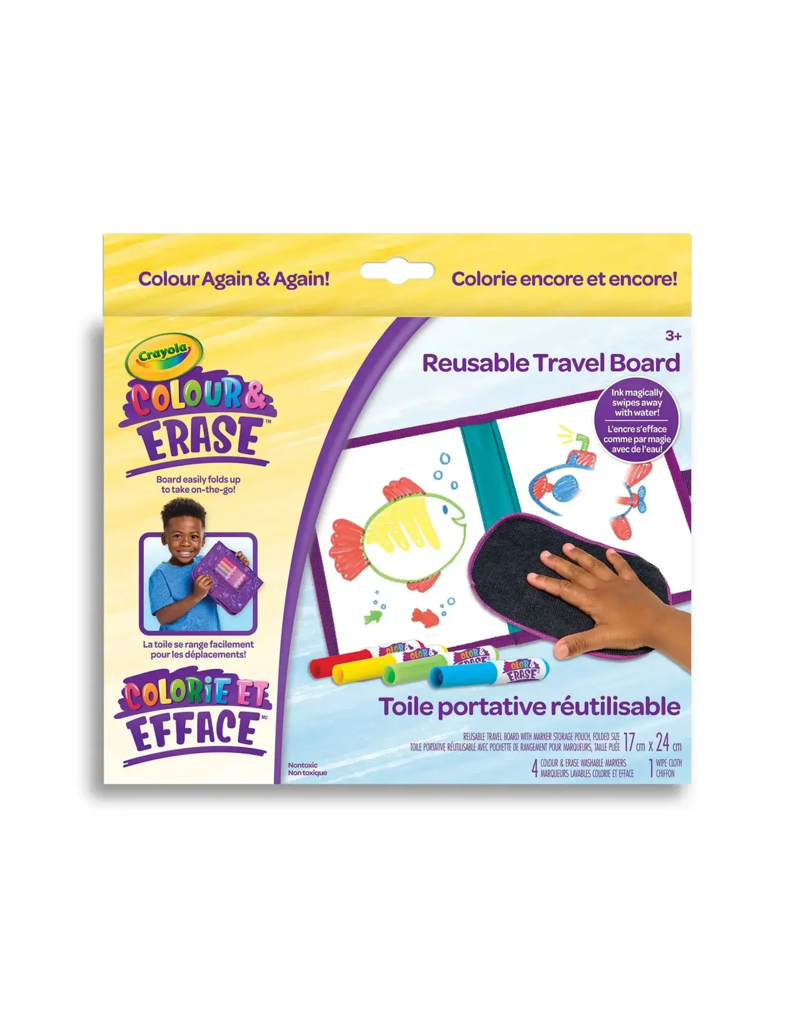Crayola Crayola Colour & Erase Reusable Travel Board
