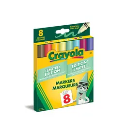 Crayola Crayola Limited Edition Retired Colours Broad Line Markers, 8 Count