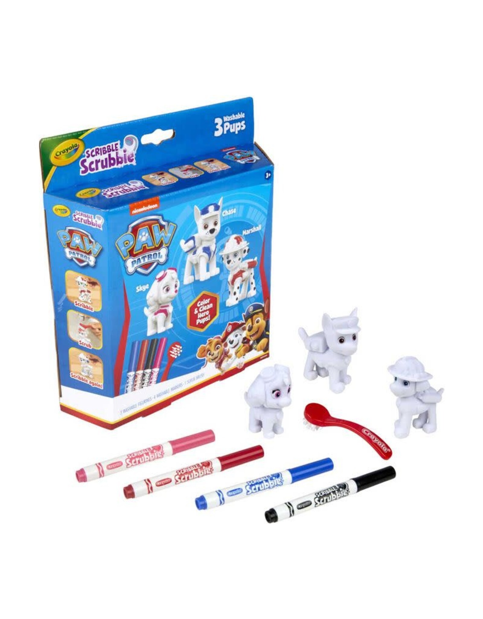 Crayola Paw Patrol Scribble Scrubbie 3 Pack
