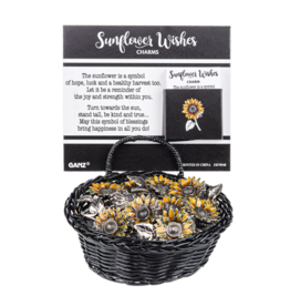 Ganz Sunflower Wishes Charm