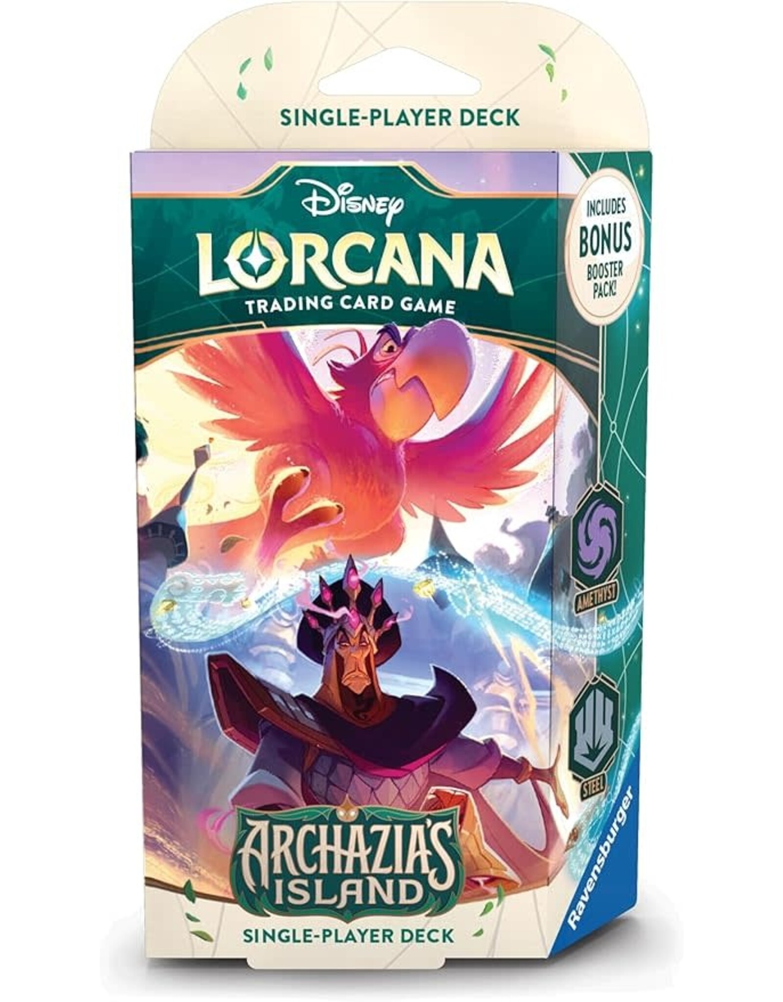 Ravensburger Disney Lorcana: Archazia's Island Starter Deck - Amethyst & Steel