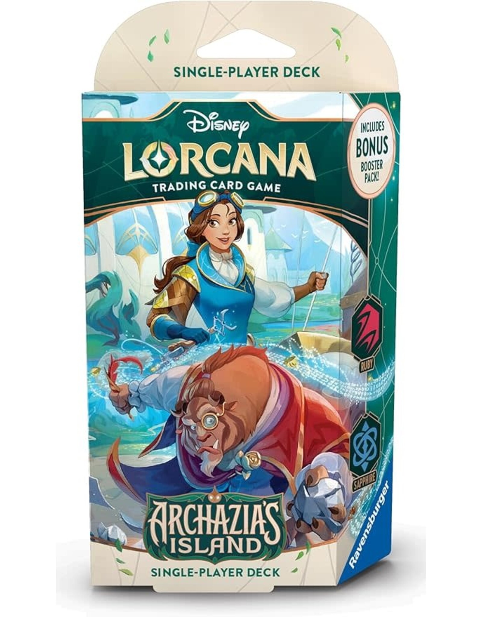 Ravensburger Disney Lorcana: Archazia's Island Starter Deck - Ruby & Sapphire