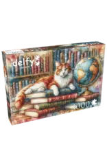 Delfy Books, Globe & Purrs 1000pc