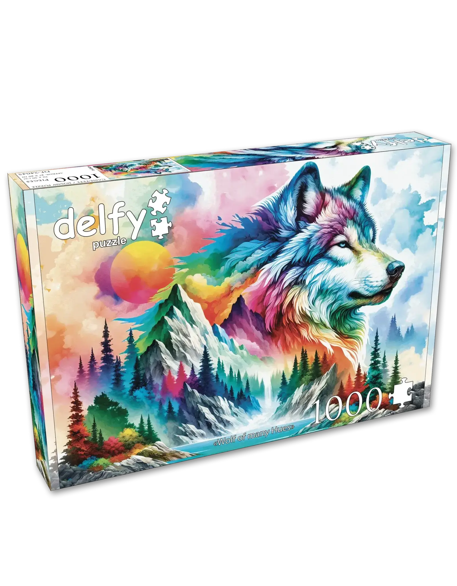 Delfy Wolf of Many Hues 1000pc