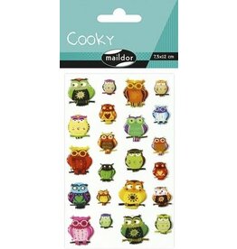 Maildor Cooky Stickers Owls