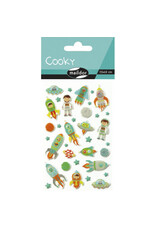 Maildor Cooky Stickers Space Rockets