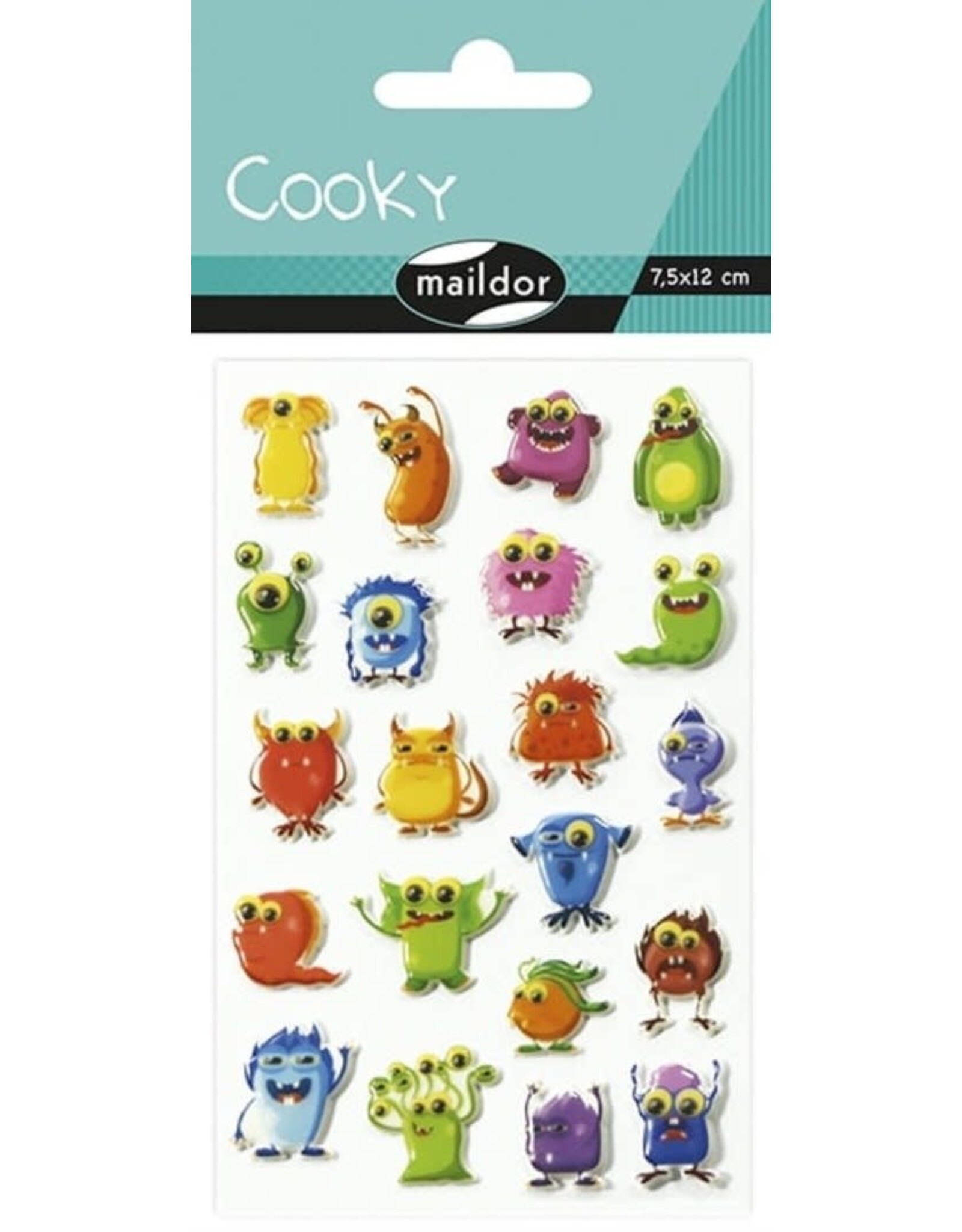 Maildor Cooky Stickers Monsters 2