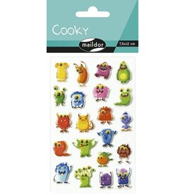 Maildor Cooky Stickers Monsters 2