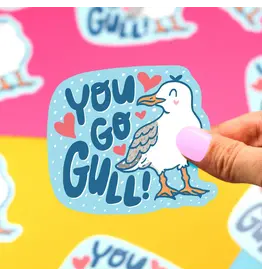 Turtle's Soup You Go Gull Seagull Vinyl Sticker