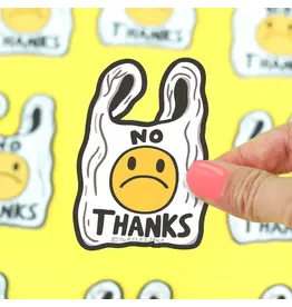Turtle's Soup No Thanks Plastic Baggie Vinyl Sticker